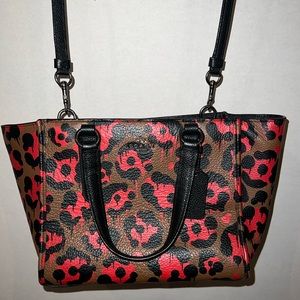 Coach cheetah purse